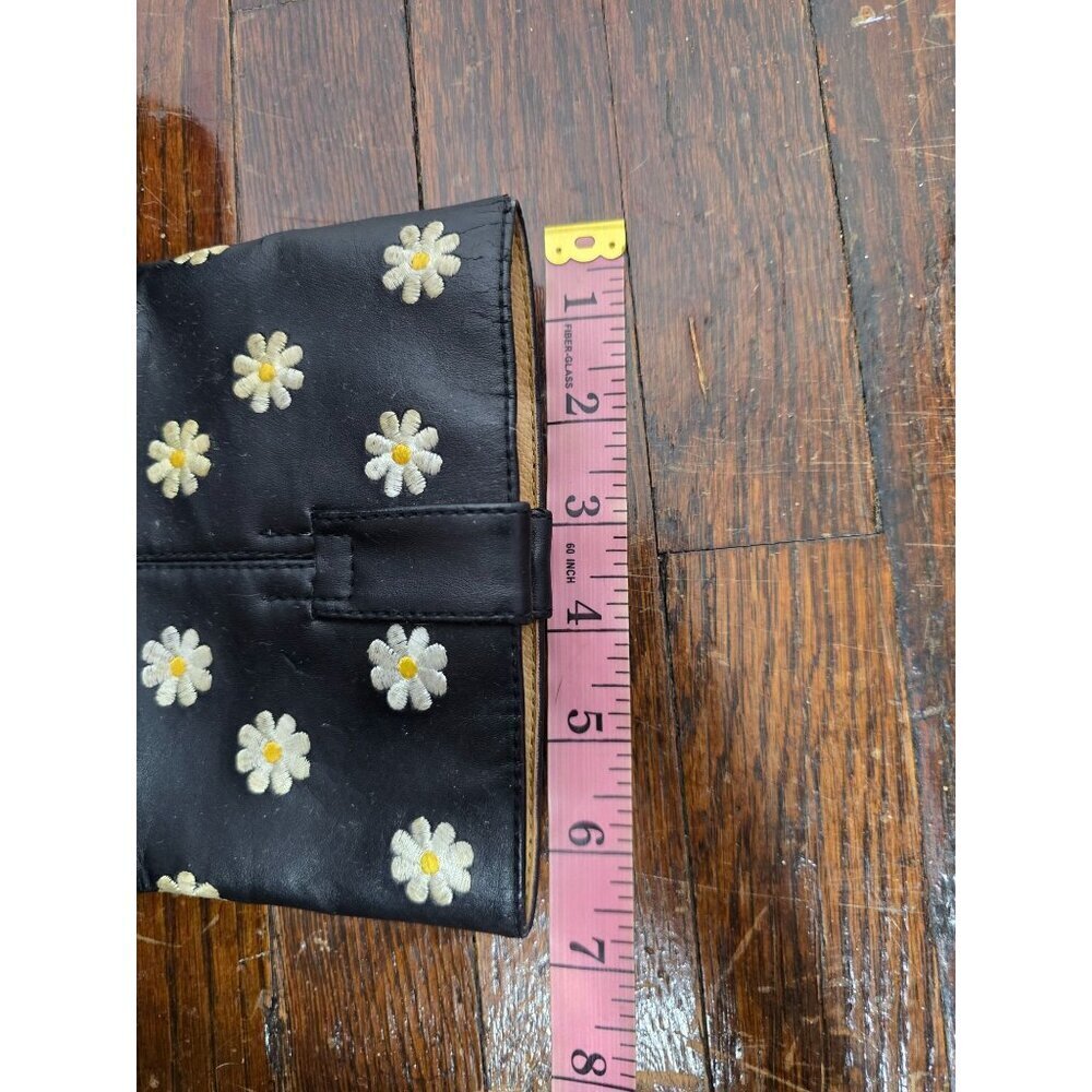 Vintage 90s Y2K Black Daisy Sketchers Grunge Mid-Calf Boots - Picture 13 of 16